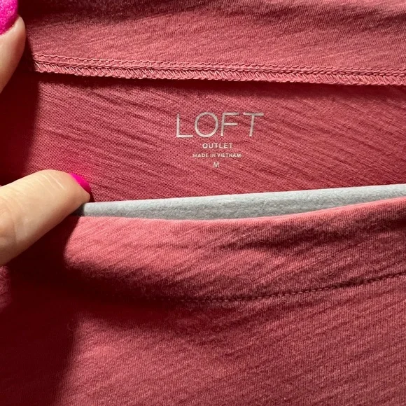 NWT LOFT Outlet|Boatneck Tee|Size Medium - Picture 6 of 7
